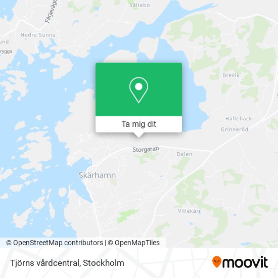 Tjörns vårdcentral karta