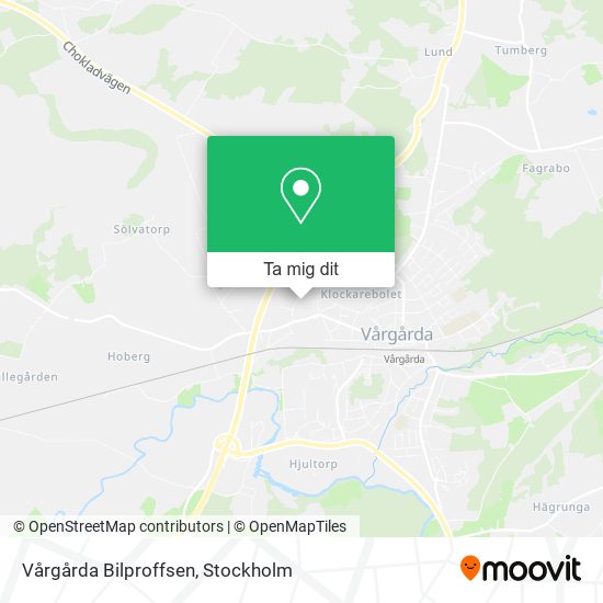 Vårgårda Bilproffsen karta