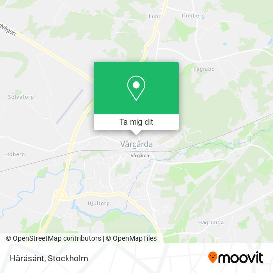Håråsånt karta