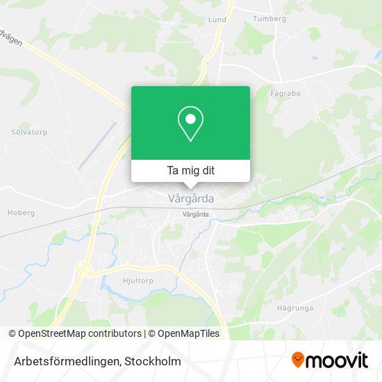 Arbetsförmedlingen karta