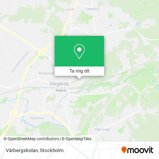 Vårbergskolan karta