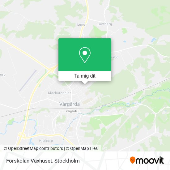 Förskolan Växhuset karta