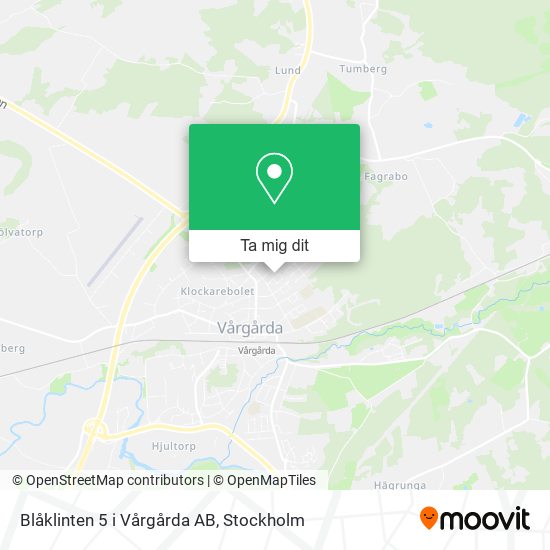 Blåklinten 5 i Vårgårda AB karta