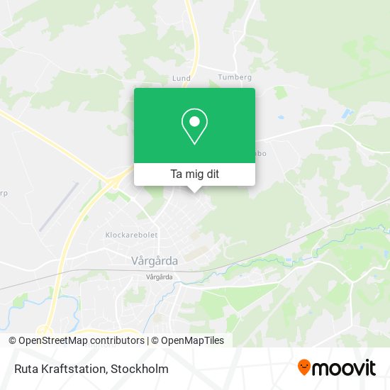 Ruta Kraftstation karta