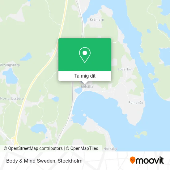 Body & Mind Sweden karta