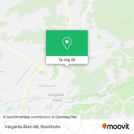 Vårgårda Åkeri AB karta