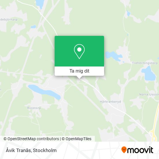 Åvik Tranås karta