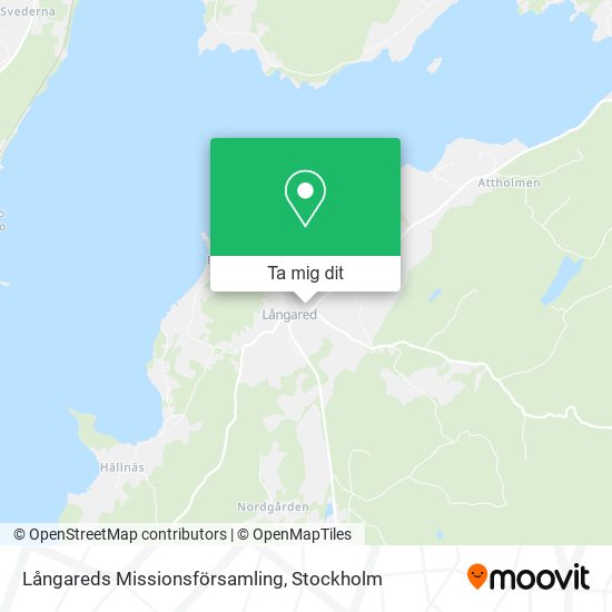 Långareds Missionsförsamling karta