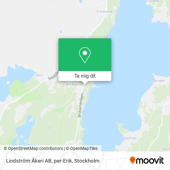 Lindström Åkeri AB, per-Erik karta