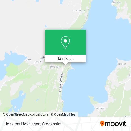 Joakims Hovslageri karta