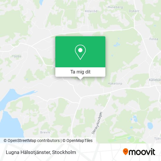 Lugna Hälsotjänster karta