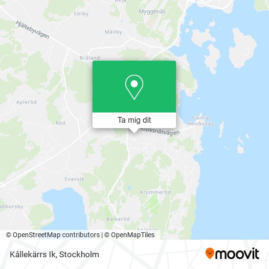 Kållekärrs Ik karta