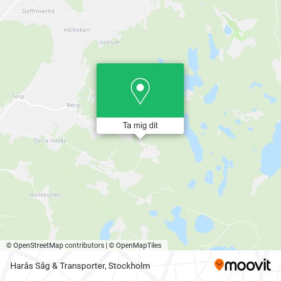 Harås Såg & Transporter karta