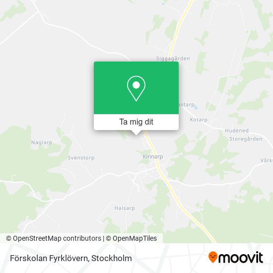 Förskolan Fyrklövern karta