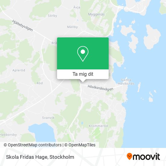 Skola Fridas Hage karta
