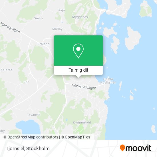 Tjörns el karta