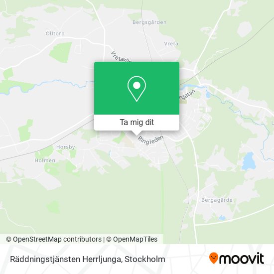 Räddningstjänsten Herrljunga karta