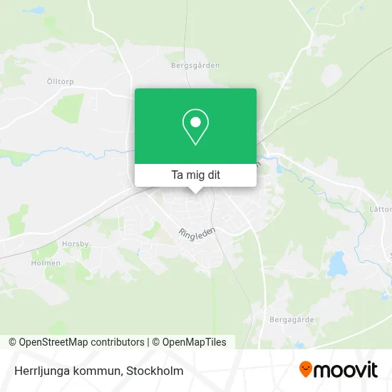 Herrljunga kommun karta
