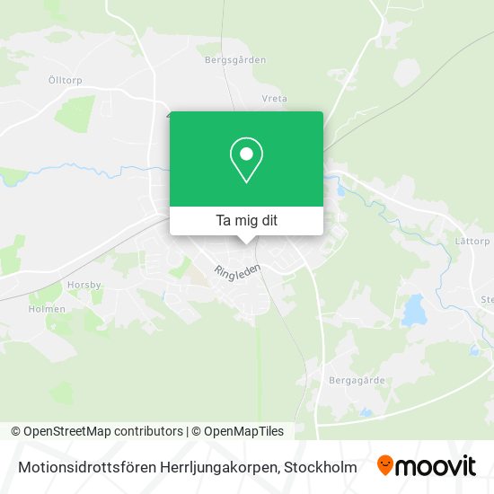 Motionsidrottsfören Herrljungakorpen karta