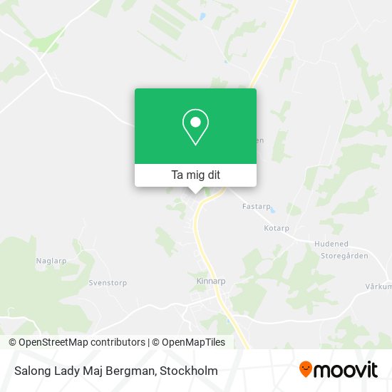 Salong Lady Maj Bergman karta