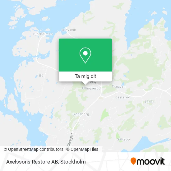 Axelssons Restore AB karta