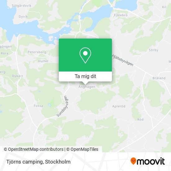 Tjörns camping karta