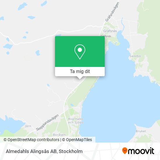 Almedahls Alingsås AB karta