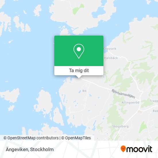 Ängeviken karta