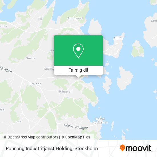 Rönnäng Industritjänst Holding karta