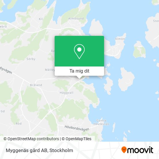Myggenäs gård AB karta