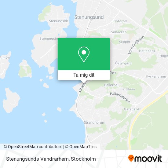 Stenungsunds Vandrarhem karta