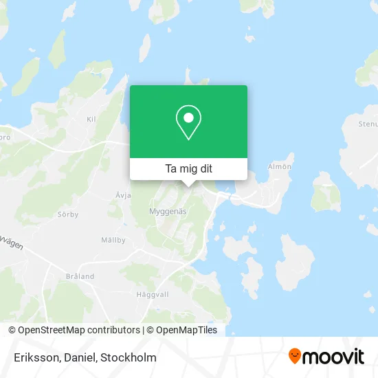 Eriksson, Daniel karta