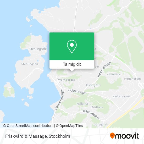 Friskvård & Massage karta