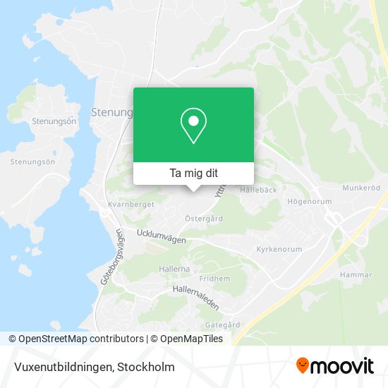 Vuxenutbildningen karta