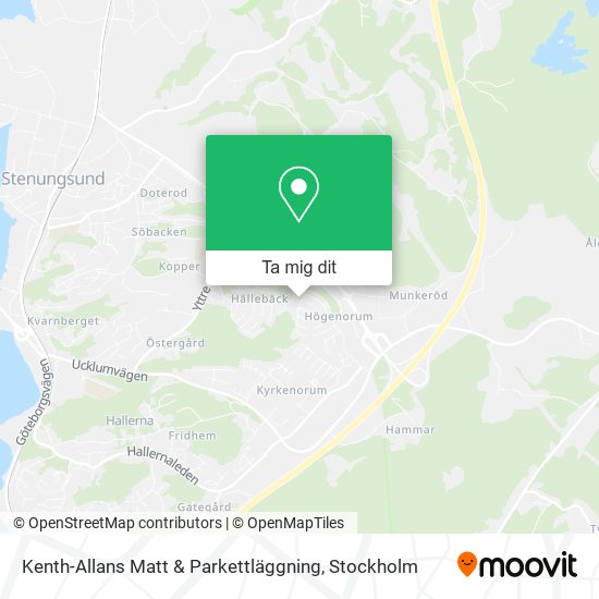 Kenth-Allans Matt & Parkettläggning karta