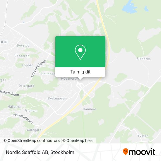 Nordic Scaffold AB karta