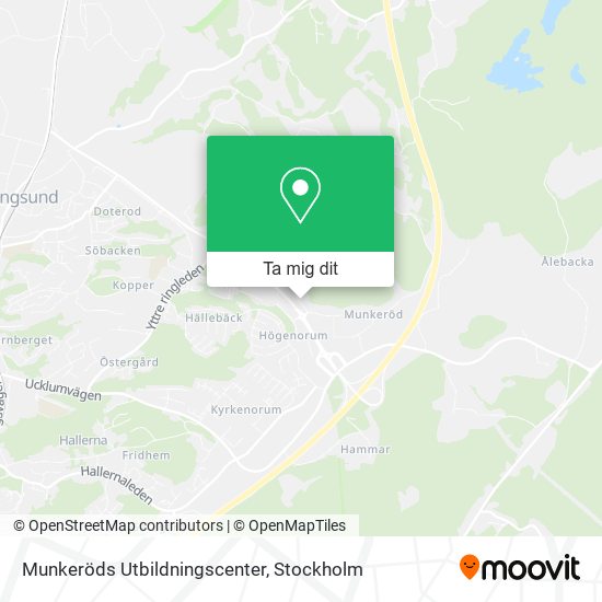 Munkeröds Utbildningscenter karta