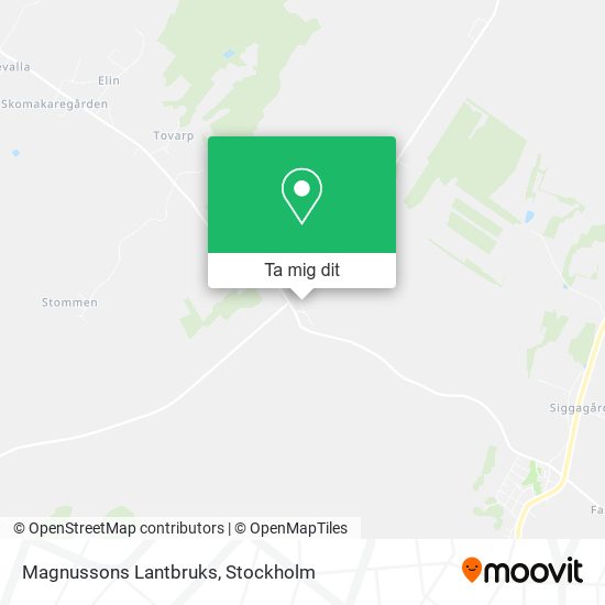 Magnussons Lantbruks karta
