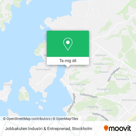 Jobbakuten Industri & Entreprenad karta