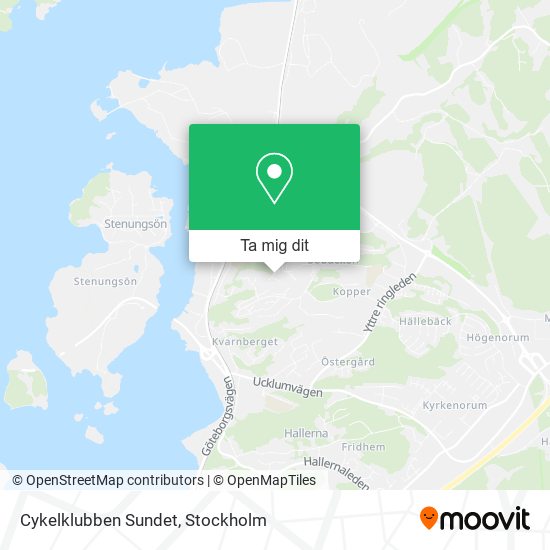 Cykelklubben Sundet karta
