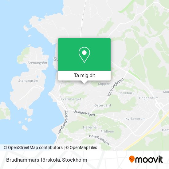 Brudhammars förskola karta