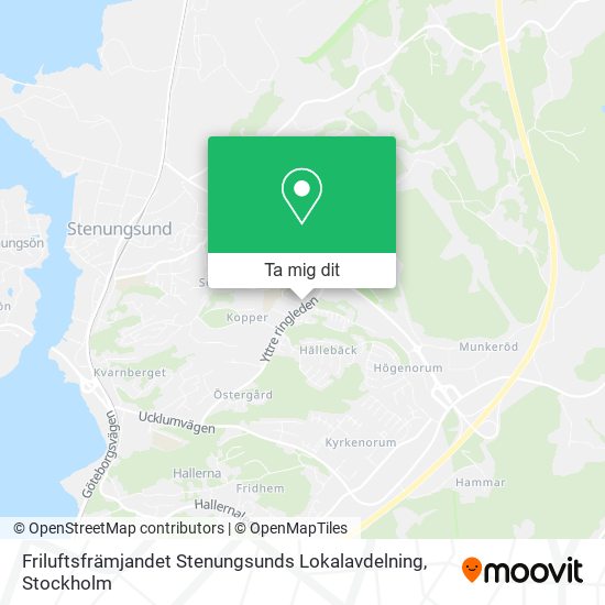 Friluftsfrämjandet Stenungsunds Lokalavdelning karta
