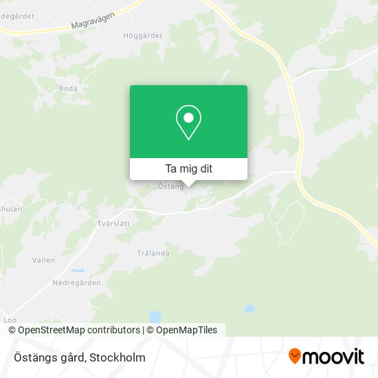 Östängs gård karta