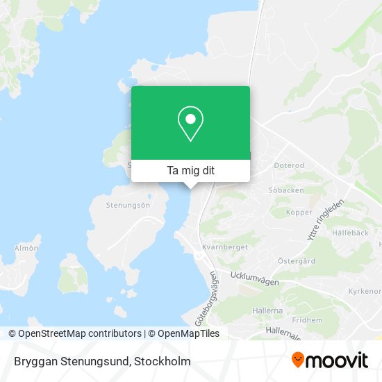 Bryggan Stenungsund karta