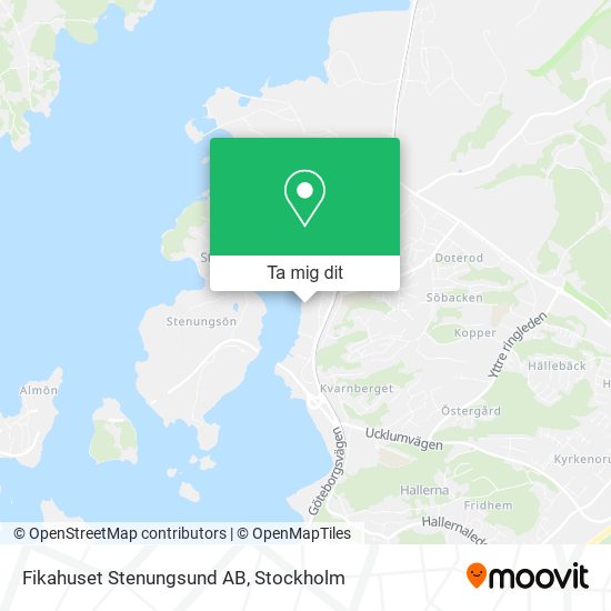 Fikahuset Stenungsund AB karta