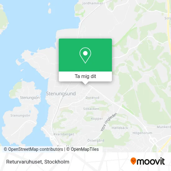 Returvaruhuset karta