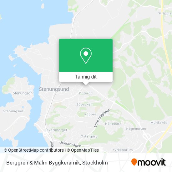 Berggren & Malm Byggkeramik karta