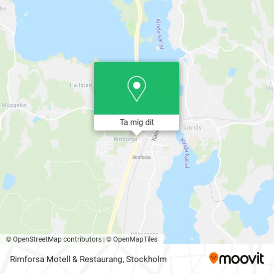 Rimforsa Motell & Restaurang karta