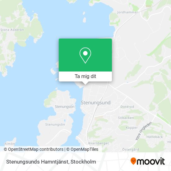 Stenungsunds Hamntjänst karta