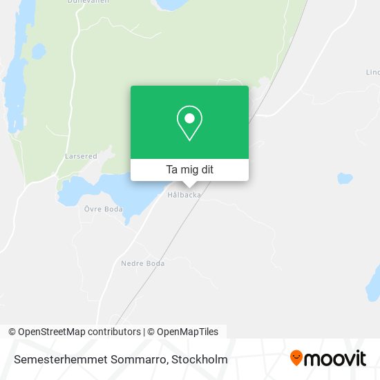 Semesterhemmet Sommarro karta